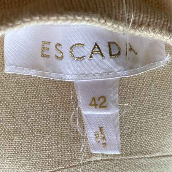 NWT ESCADA Silk Cashmere & Virgin Wool Knit Top SZ 42 - Picture 5 of 5